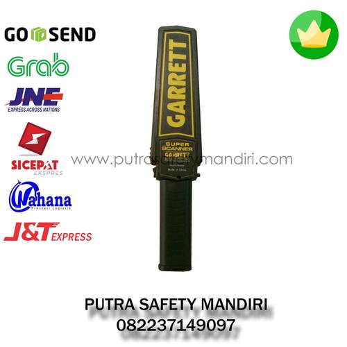 Gambar GARRETT METAL DETECTOR GENGGAM ALAT SCURITY SCAN PENDETEKSI LOGAM JKT dari salesputrasafetymandiri undefined Tokopedia
