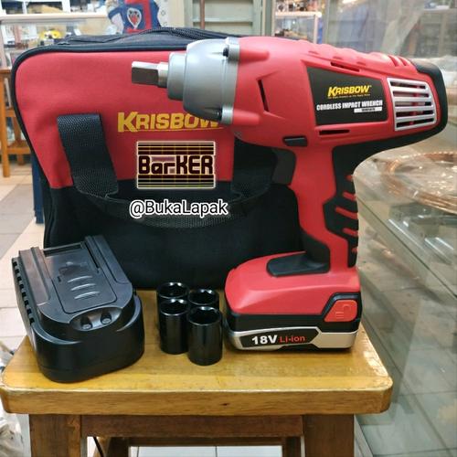 KRISBOW CORDLESS IMPACT WRENCH 18V LI 