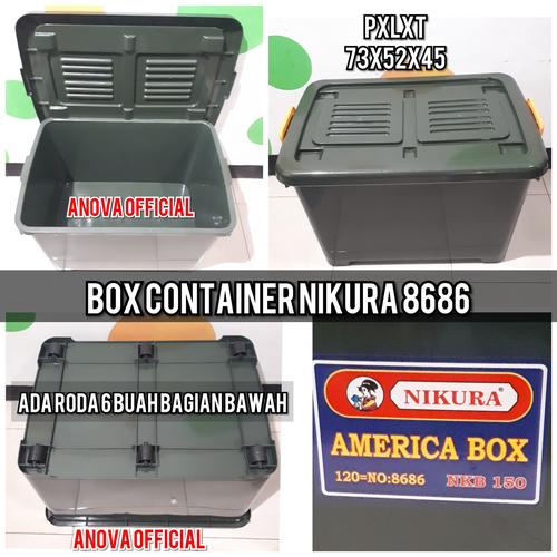 Foto Produk BOX CONTAINER NIKURA CANADA. 8686. JUMBO HIJAU. SETARA SHINPO CB 130 dari anova official