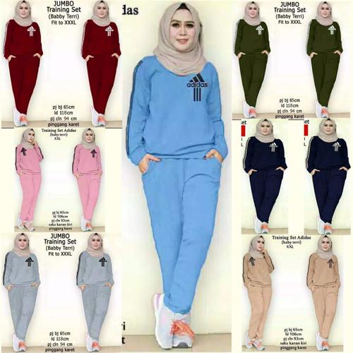 Foto Produk BAJU TRAINING WANITA STELAN TRAINING WANITA PAKAIAN OLAHRAGA WANITA dari aldistira official shop