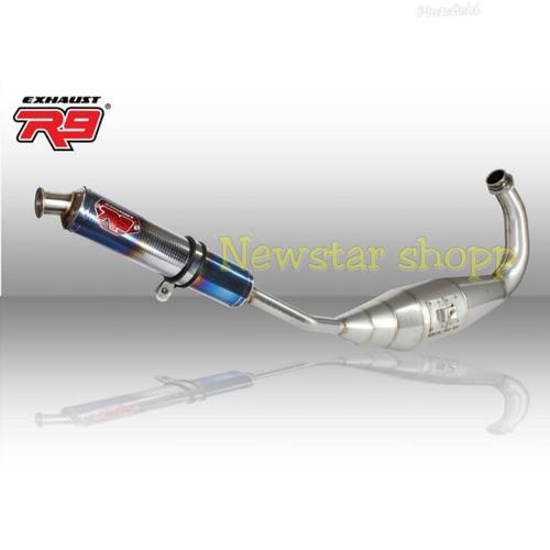 Jual knalpot R9 ninja r rr neo new mugello pelangi full stainless ...