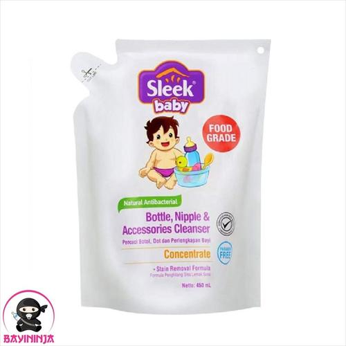 Foto Produk SLEEK Bottle Nipple & Baby Accessories Cleanser 450ml / 450 ml dari BAYININJA