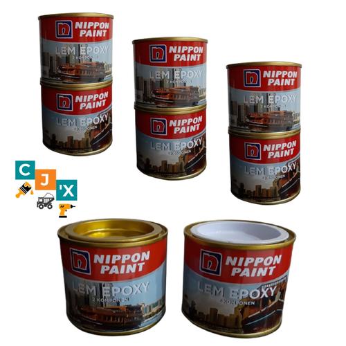 Jual Lem EPOXY Nippon Paint 2 Komponen (Base + Hardener) Kota