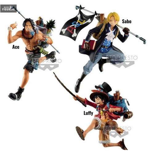 Foto Produk Luffy Ace Sabo Scultures Action Figure One Piece Anime Movie dari CABE CABEAN5