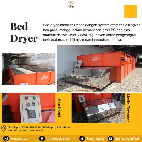 Jual Bed Dryer Pengering Padi Dan Jagung Kapasitas 5 Ton Tipe Gas Kab 