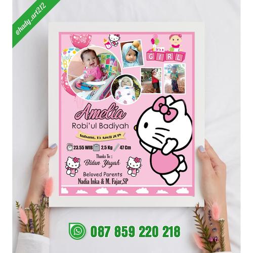Jual Desain Biodata Bayi/Desain Baby bio - Kab. Lombok Timur - Hady Art ...