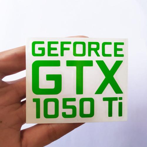 Foto Produk NVIDIA GEFORCE GTX 1050 ti CUTTING STIKER AKSESORIES PC STIKER OUTDOOR dari Paperjack Olshop