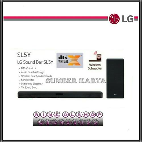 Promo SOUNDBAR LG SL5 WIRELESS SUBWOOFER DTS SL5Y SPEAKER Cicil 0% 3x ...
