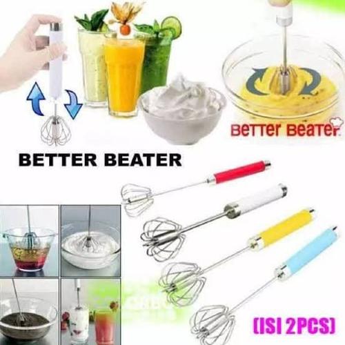 Foto Produk Beater Better is 2 pcs Manual Mixer Kocokan Telur Telor 2pcs Cetakan - 2 Pcs dari Grosir Kitchenware