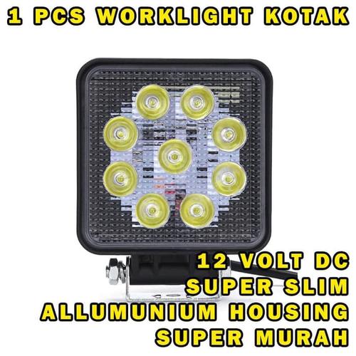 Foto Produk LAMPU TEMBAK LED WORKLIGHT 27 WATT KOTAK dari Modifikasi Market
