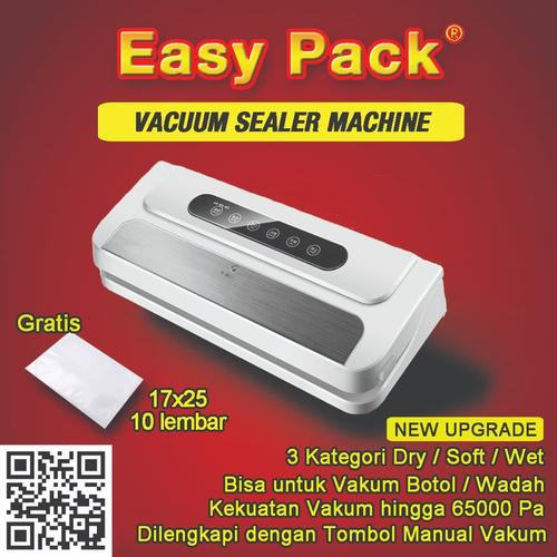 Promo Mesin Vakum Vacuum Sealer EASY PACK GW01 Manual Alat Vacuum Seal