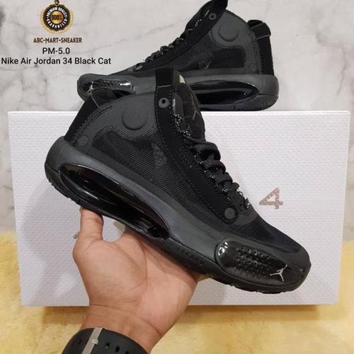 Jual Sepatu Nike Air Jordan 34 Black 