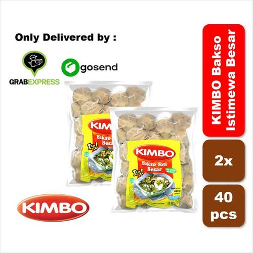 Foto Produk KIMBO Bakso Istimewa Besar40 Twin Pack dari KIMBO