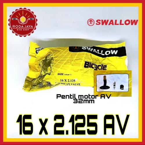 Foto Produk Ban Dalam Sepeda Swallow 16 x 2.125 AV dari Rodajaya Olshop