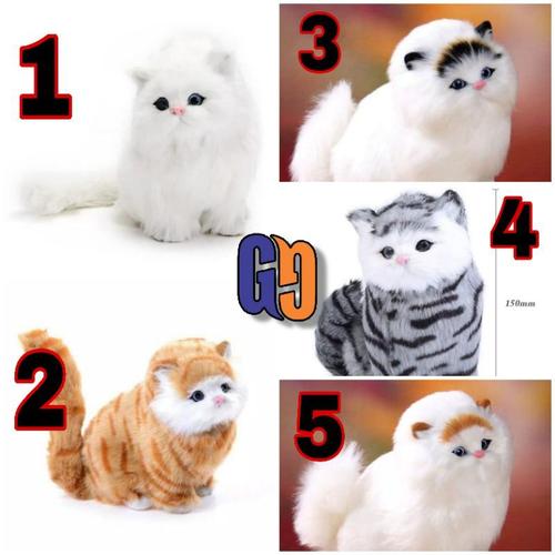 Gambar Boneka Kucing Besar Simulasi bisa bunyi meong seperti hidup - No2 dari 99outlet undefined Tokopedia