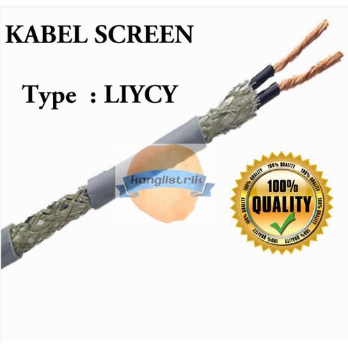 Jual KABEL SCREEN 2x1mm/ KABEL LIYCY 2x1.0mm/KABEL SCREEN LIYCY 2X1,0mm ...