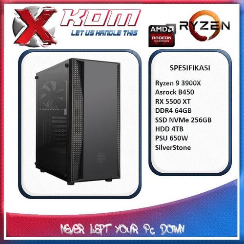 Jual PC Office Komputer Rakitan Ryzen 3900X RX 5500 XT SSD NVMe