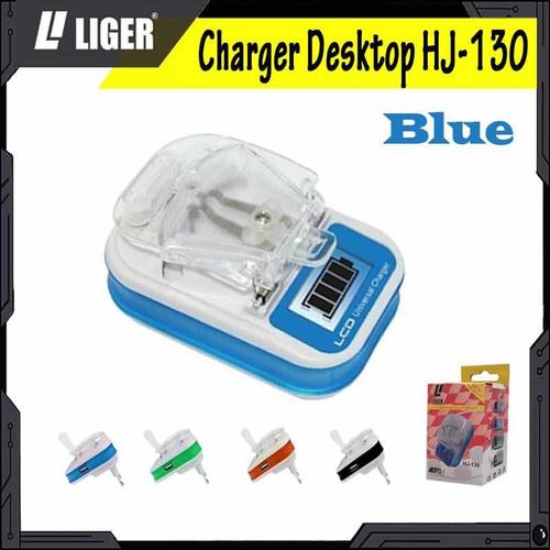 Foto Produk LIGER-130/LCD USB Charger Charger Desktop/Charger Kodok/Universal - BIRU dari LIGER OFFICIAL STORE