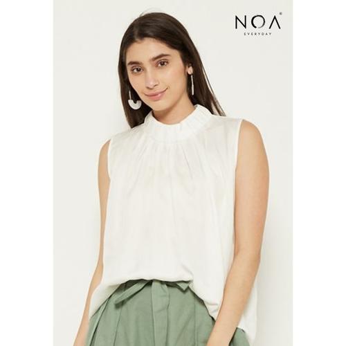 Foto Produk NOA everyday Atasan Wanita Blouse Wanita KUMI Sleeveless Women Top - Off White, S dari Noaeveryday