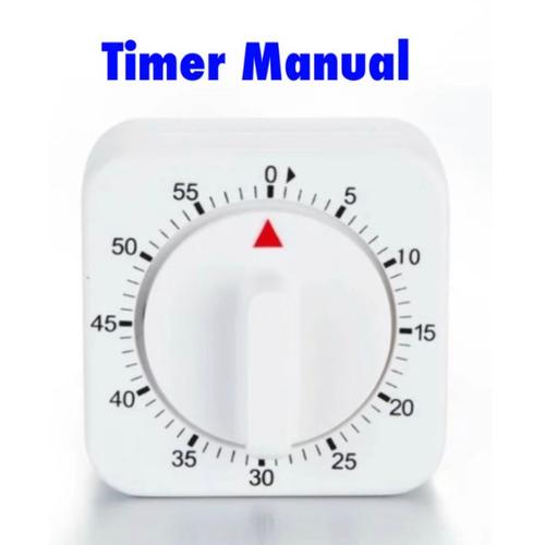 Foto Produk Timer Masak Dapur Manual Portable 60 Minutes Kitchen Count Down Putar dari ichaami