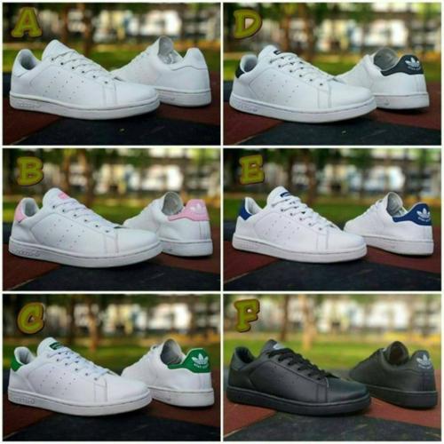 adidas Stan Smith C, Scarpe da Ginnastica, Ftwr White/Ftwr White/Core  Black, 35 EU