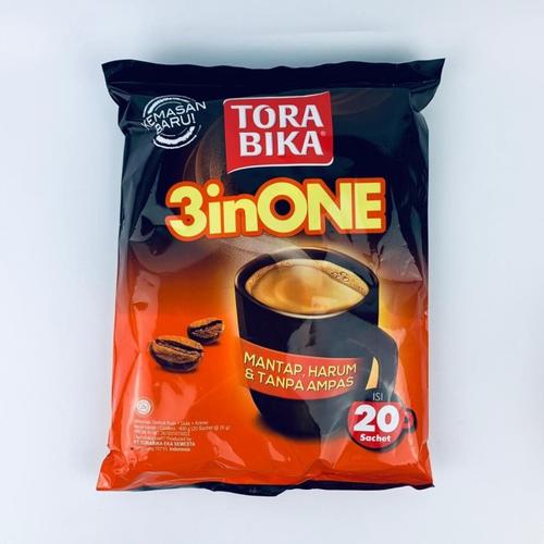 Foto Produk ToraBika 3inOne 20 Sachet Mantap Harum Tanpa Ampas Kopi 3 In 1 3in1 To dari Mmmartgrosir