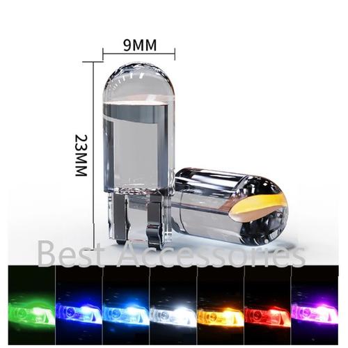 Foto Produk Lampu Led T10 Full KACA Resin 360 Senja Sein Sinar Terang 622 - Kuning dari Best Accessories
