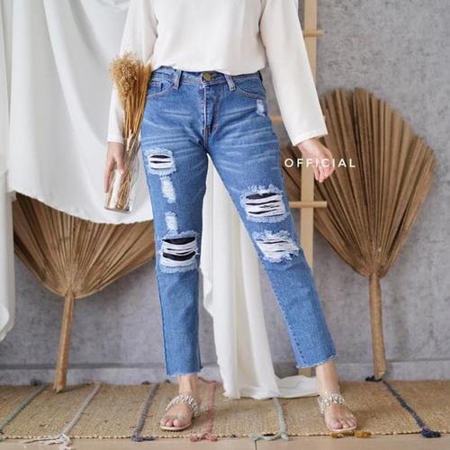 Jual Promo! CAFE RIPPED JEANS 729 