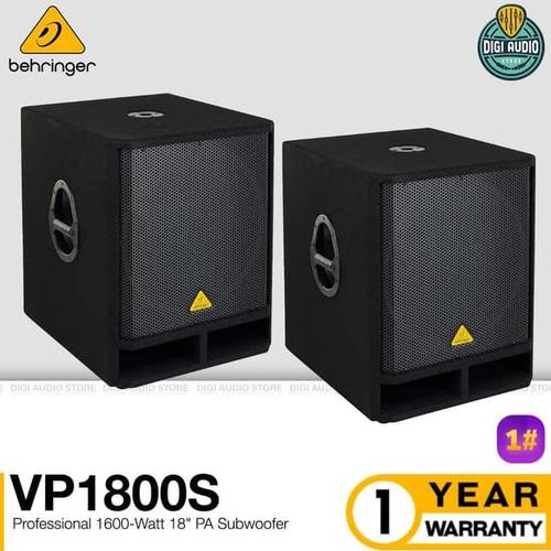 Jual Speaker Subwoofer Pasif 18 Inch 1600 Watt Sub Woofer Behringer Vp1800s Jakarta Pusat Sambirstore2 Tokopedia