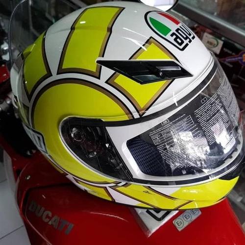 Jual Helm Agv K3 Gothic White Yellow K-3 Motif Not K3 Sv Dhahir159 -  Jakarta Timur - dhahir159olshop | Tokopedia