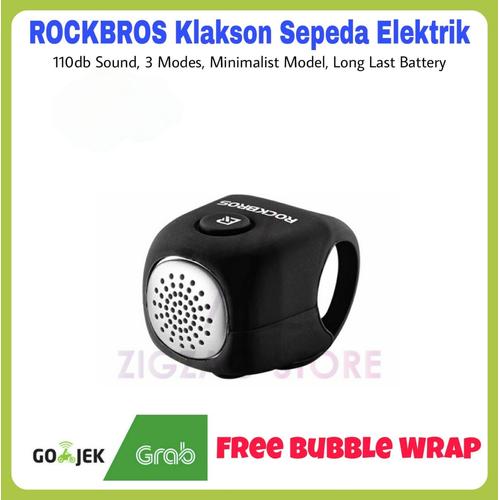 Foto Produk Klakson Sepeda / Bel Sepeda Elektrik ROCKBROS 110db dari ZigZag-Store