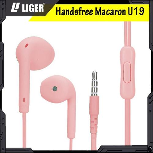 Foto Produk LIGER U19 Handsfree/Headset/Earphone Macaron - Pink dari LIGER OFFICIAL STORE