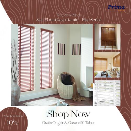 wooden blinds