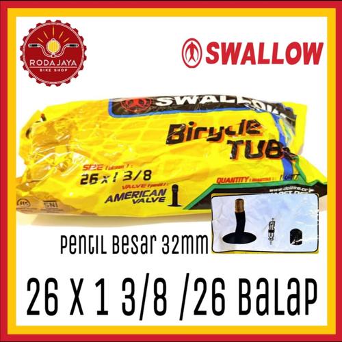 Foto Produk Ban Dalam Sepeda Swallow 26 x 1 3/8 AV dari Rodajaya Olshop