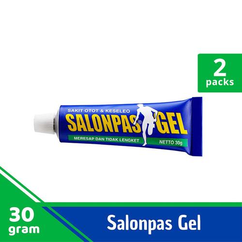 Foto Produk SALONPAS TWINPACK - Gel Pereda Nyeri Otot & Keseleo 30 gr dari Hisamitsu