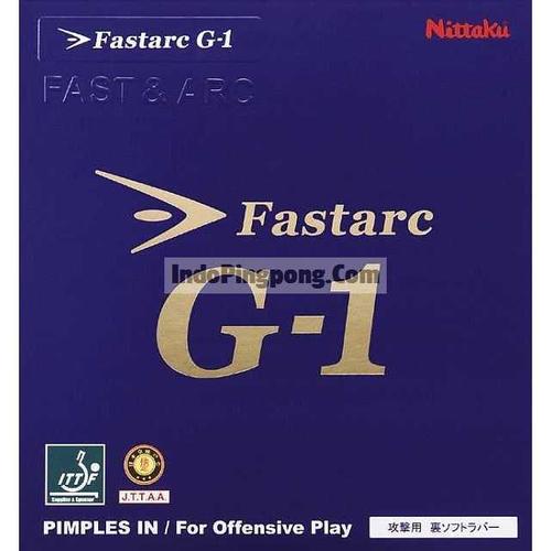 Foto Produk Nittaku FastArc G-1 ~ Rubber Karet Fast Arc G1 - Hitam dari IndoPingpong
