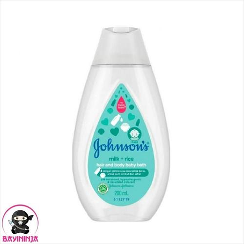 Foto Produk JOHNSONS Hair Body Baby Bath Milk Rice 200 ml dari BAYININJA