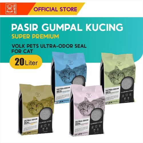 Foto Produk VOLK PETS CAT LITTER 20 LITER / PASIR KUCING SUPER PREMIUM - Coffee Latte dari Olego Official Store