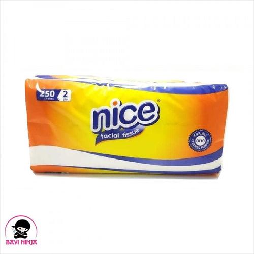 Foto Produk NICE Facial Tissue Tisue Wajah 250 sheets 2 ply dari BAYININJA