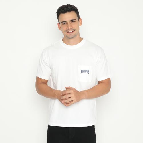 Foto Produk Papperdine Jeans TP0120 White Pocket T-Shirt FW20 Kaos Pria - M dari Papperdine Jeans
