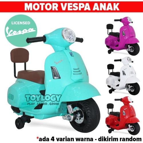 Foto Produk Mainan Anak Motor Aki Accu Vespa Scooter Vintage Classic PMB M788 dari Toylogy
