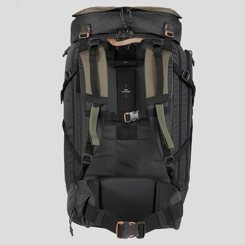 FORCLAZ BACKPACK TRAVEL 100 60L KHAKI 