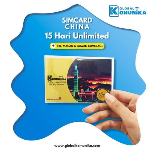 Foto Produk SIM CARD CHINA HONGKONG MACAU TAIWAN 15 HARI 2 GB UNLIMITED | SIMCARD dari Global Komunika JKT