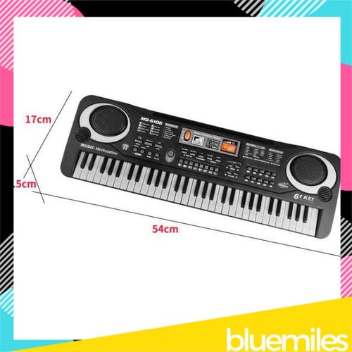 Jual Mainan Piano Anak Digital Electronic Keyboard 61 Keys MQ6106