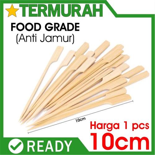 Foto Produk Tusuk Sate Dayung Tusuk Bendera Teppo Yakitori Skewer 10 cm 10cm dari Kastil Drakula