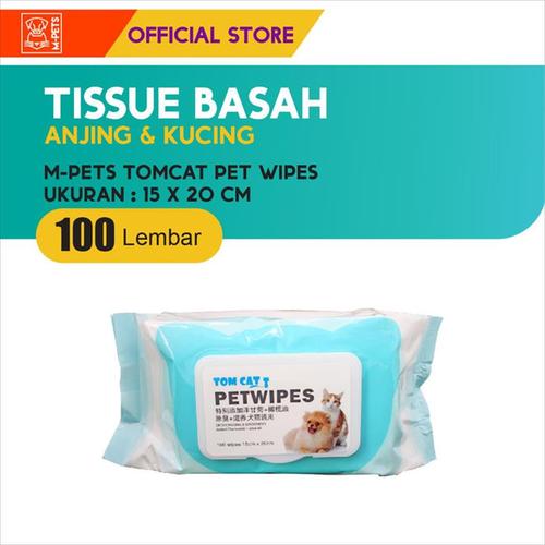 Foto Produk PAKEWAY TOMCAT PETWIPES WITH CHAMOMILE & OLIVE OIL 100 PCS/ TISU BASAH dari Olego Official Store