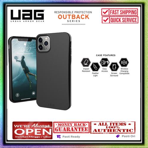 Foto Produk iPhone 11 Pro Max / iPhone 11 Pro Case UAG OUTBACK 100% Biodegradable - iPhone 11ProMax, Black dari UAG OFFICIAL INDONESIA