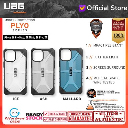Foto Produk Case iPhone 12 Pro Max / Pro / 12 Mini Urban Armor Gear UAG PLASMA - iPhone 12Pro/12, ICE dari UAG OFFICIAL INDONESIA