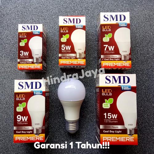 Foto Produk Lampu Led Bulb 15W / 15 Watt SMD Premiere Garansi 1 Tahun dari Hindrajaya