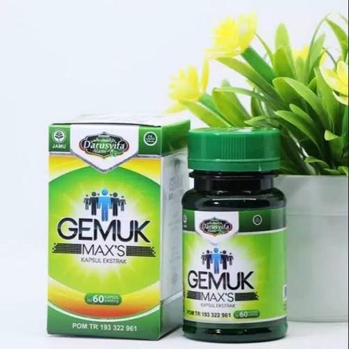 Foto Produk Obat Herbal Penambah Berat Badan | Aman BPOM - Gemuk Maxs dari Muji Jaya Herbal